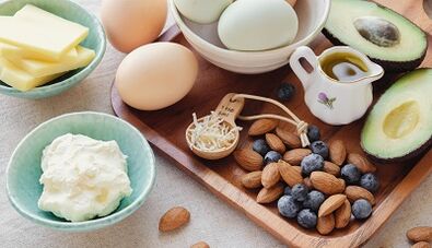 povolená jídla na keto dietě
